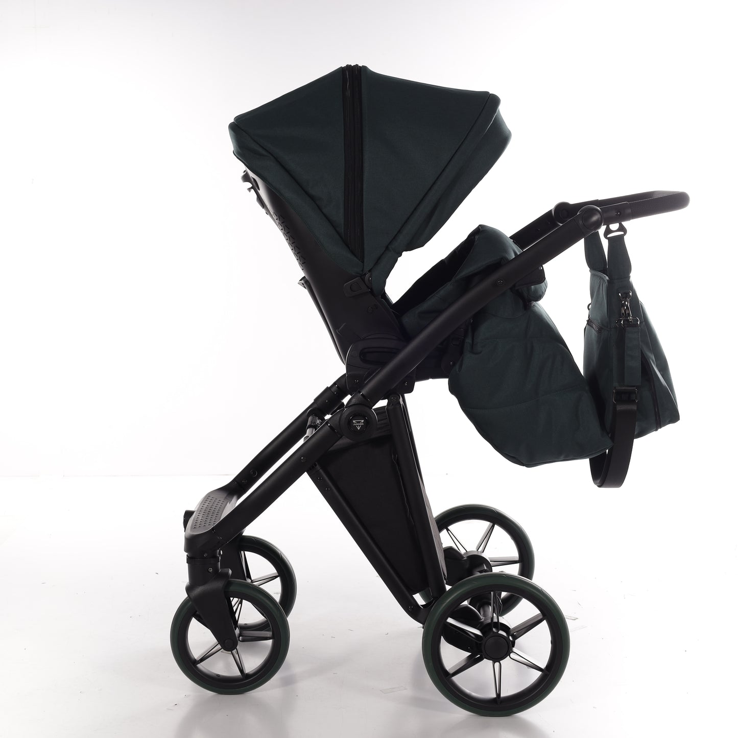 Junama SMART 2 in 1 , prams and stroller, GREEN