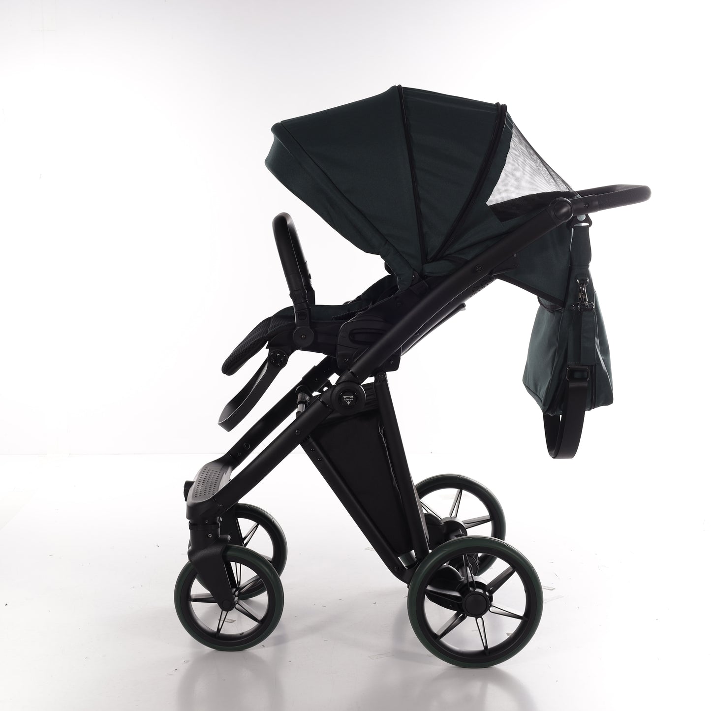 Junama SMART 2 in 1 , prams and stroller, GREEN