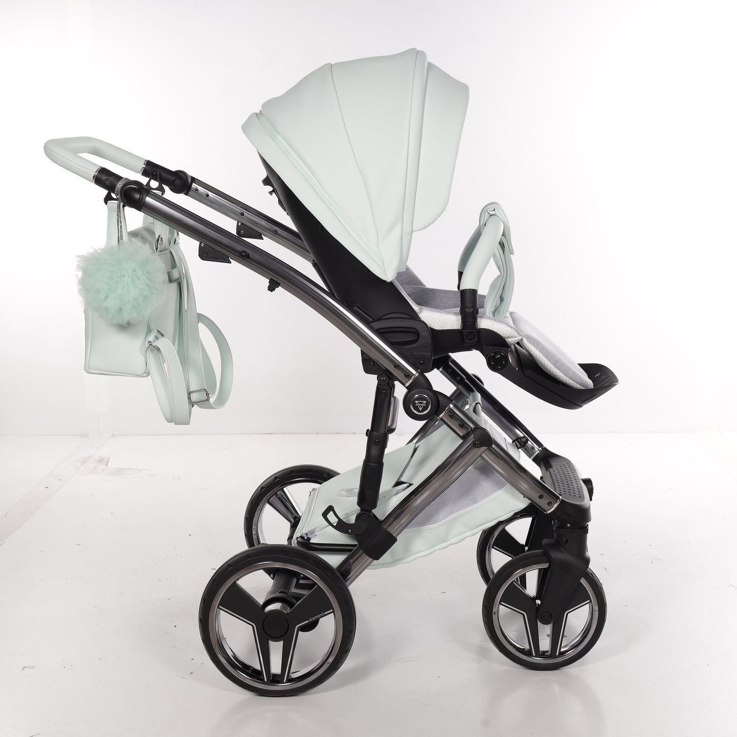 Junama NEW CANDY 2 in 1 , prams and stroller, MINT