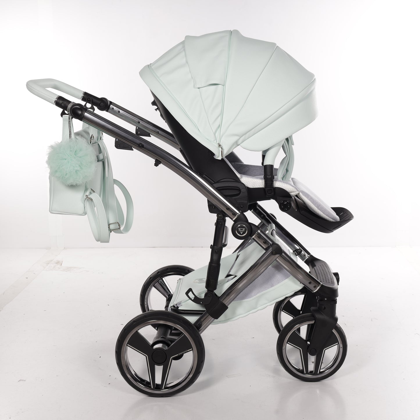 Junama NEW CANDY 2 in 1 , prams and stroller, MINT