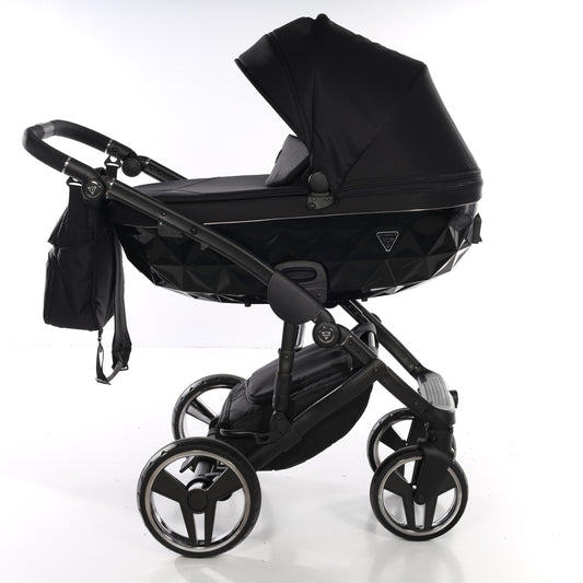 Junama BASIC 2 in 1 , prams and stroller, BASIC BLACK